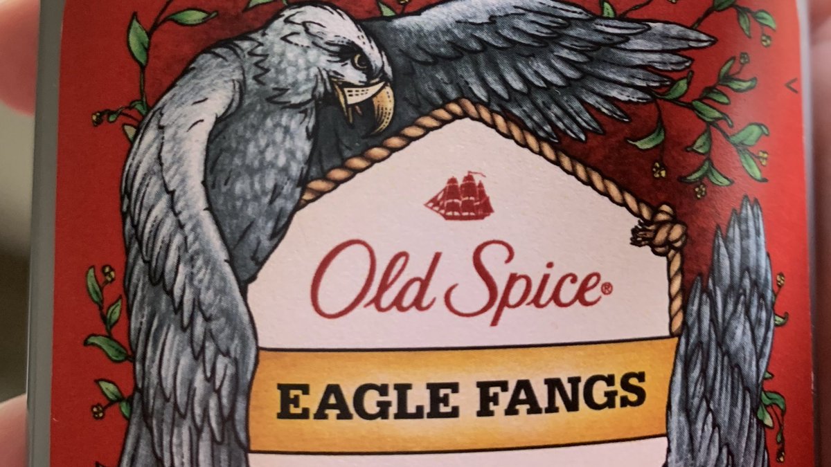 Omg omg the eagle on the label has FANGS.  