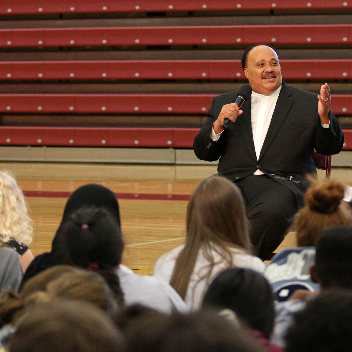 'As young people, this is your time to develop your foundation that will carry you through life.' 

Thank you, @OfficialMLK3, for speaking to our community today! #realizingthedream