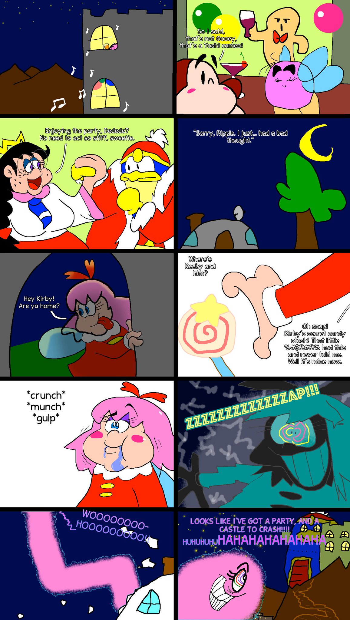 Steven Rose Cartoons on X: Kirby's timid but treasured younger brother goes on an adventure of his own. #Kirby #KirbyToons #Keeby #comics #Nintendo #cartoon #adventure / X