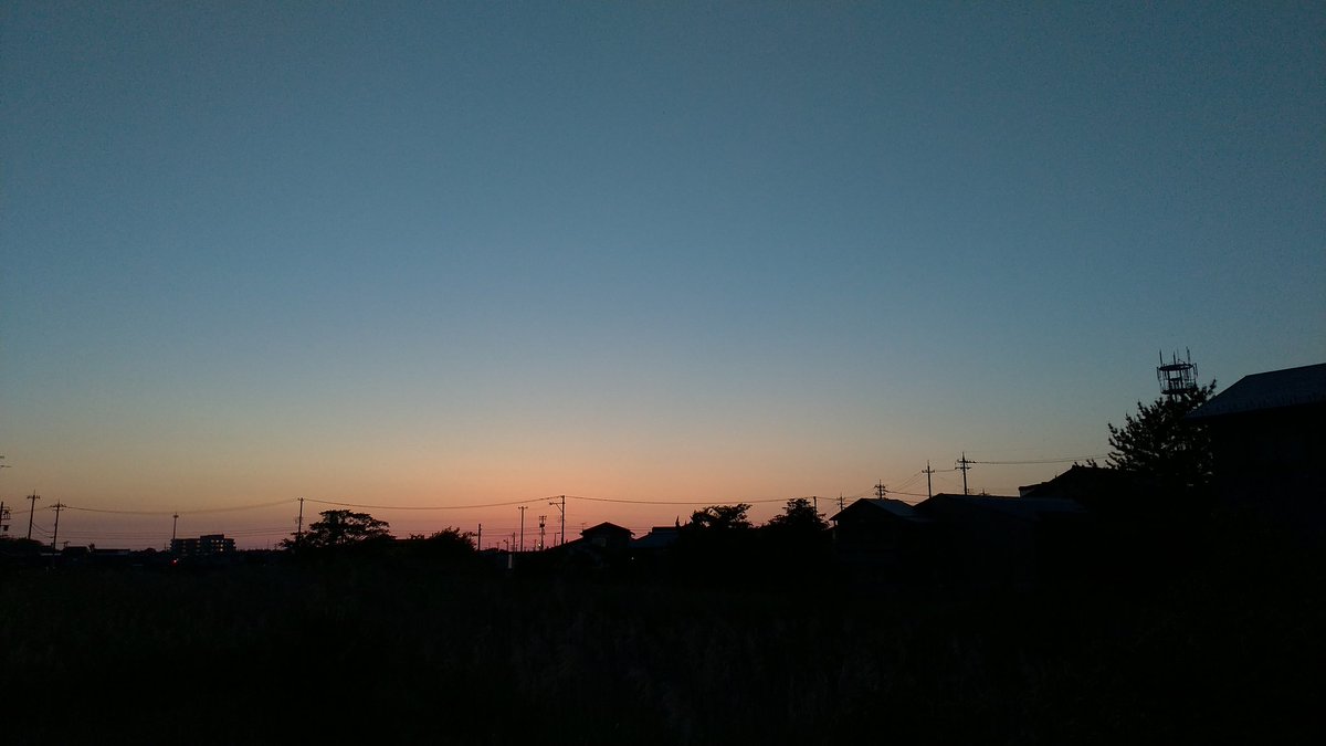 空のグラデーション 空のグラデーション