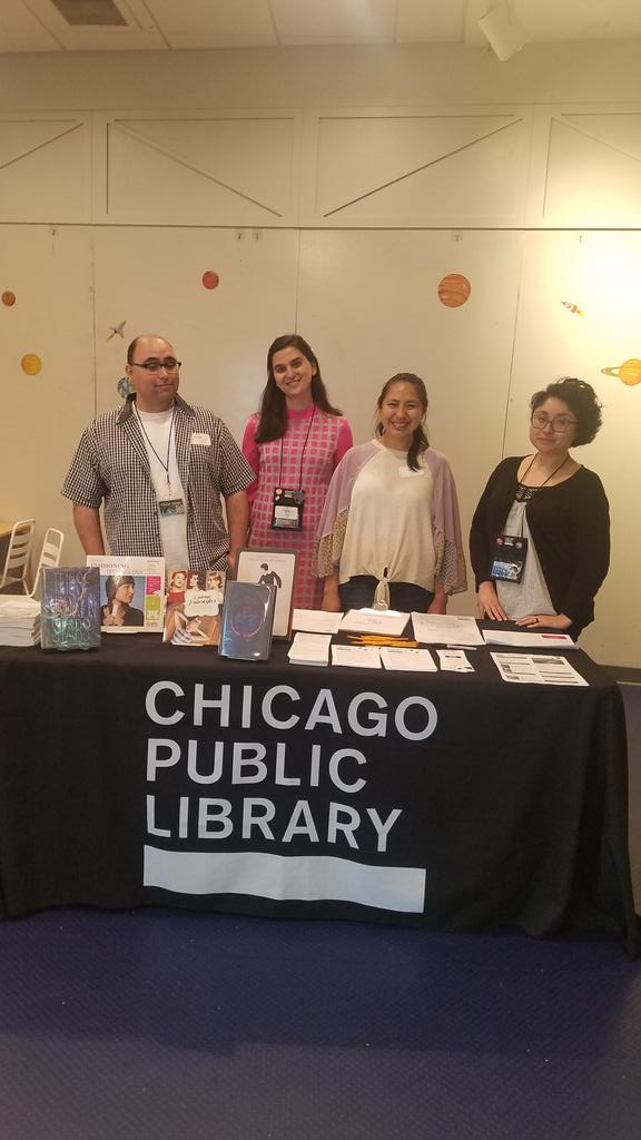 M_to_the_Cee's tweet image. .@chipublib #cplmakerlab is all ready for #planetaryprom .@AdlerPlanet #adlerafterdark