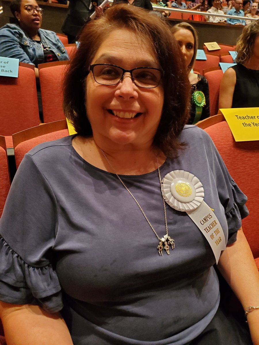 mathews360's tweet photo. Congratulations to our #AISDproud Teacher of the Year, the amazing Suzie Plyler, and, to our Teacher of Promise, the wonderful Sydney De La Garza!! https://t.co/FAYYEvb6ky