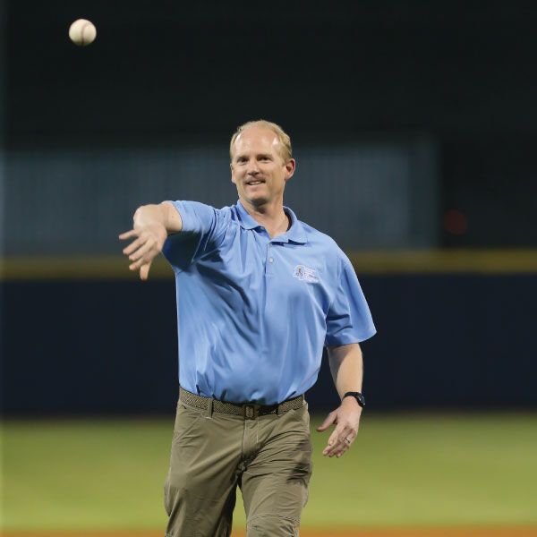 MissSportsMed's tweet photo. Did you see the video of Dr. Jason Craft throwing the first pitch during the 6A game last night during the MSHAA State Baseball Championship Tournament? We’re calling it a S-T-R-I-K-E! Check out our earlier post for the video. 
#MHSAAbaseball #StudentAthletes #ProudSponsors https://t.co/FjuOcy47K4