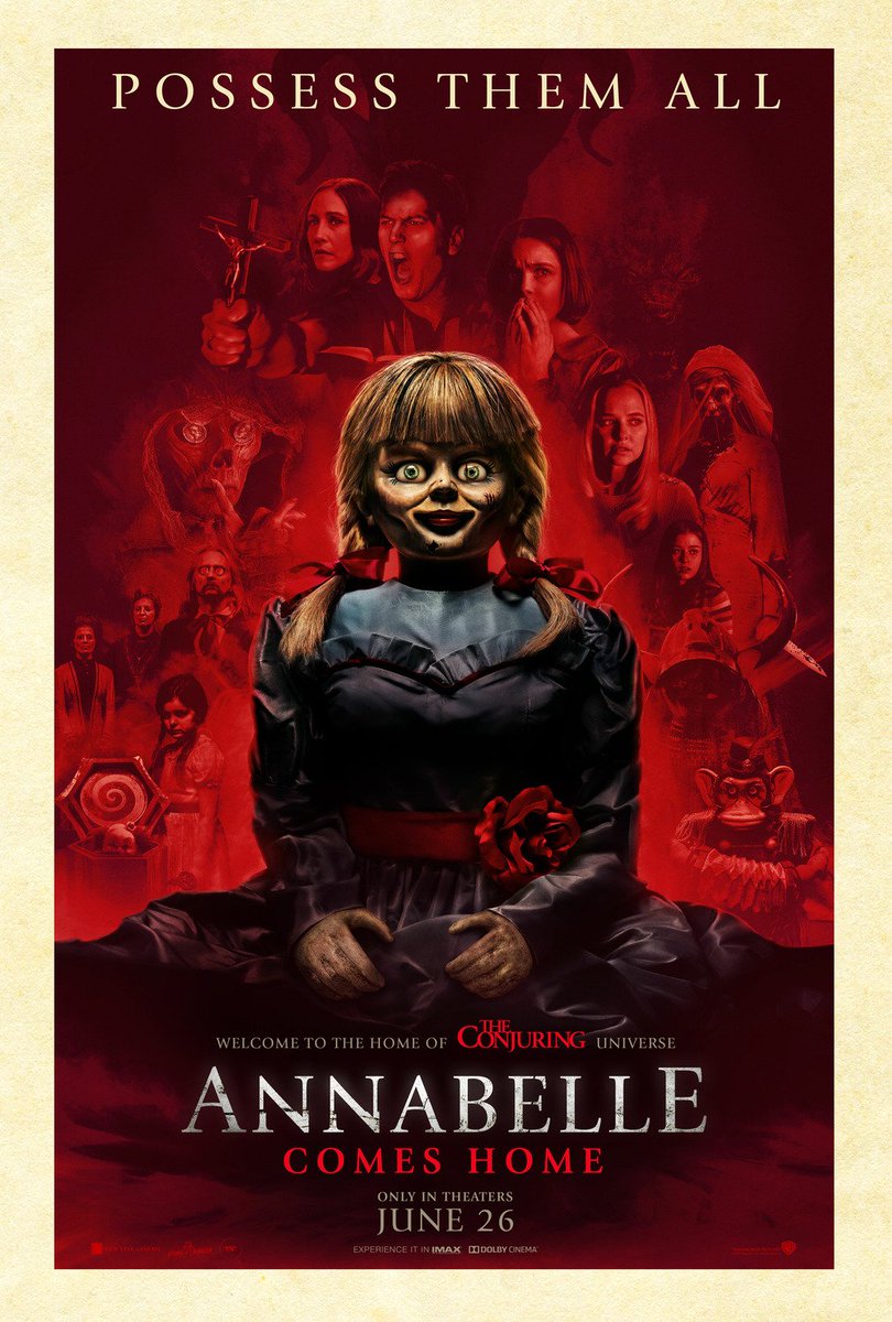 Novo pôster de Annabelle 3: De Volta Para Casa