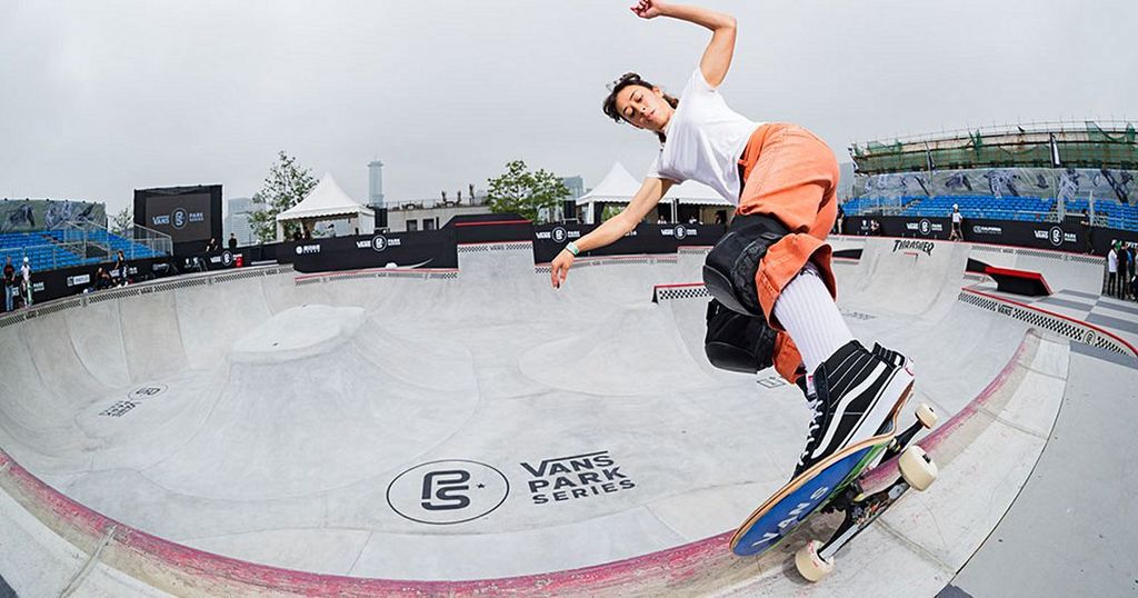 Watch pro Lizzie Armanto in a full course preview live from China. skateboarding.transworld.net/news/vans-park…