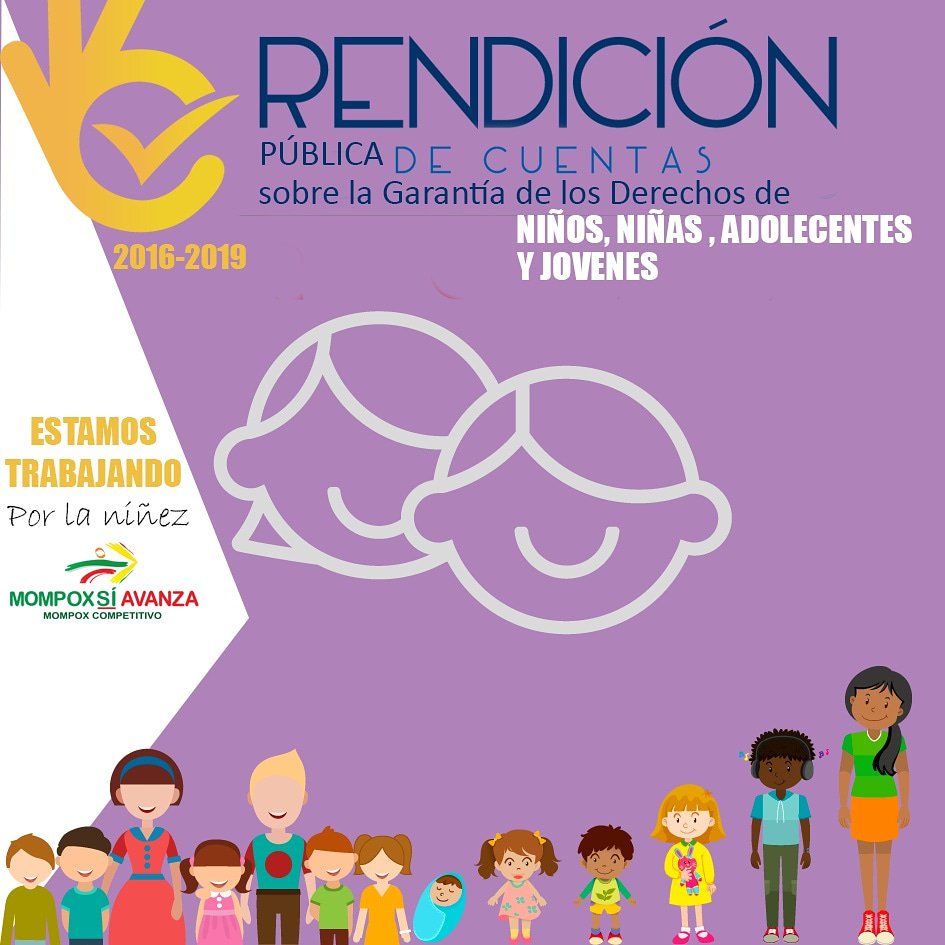 Alcaldia_Mompox's tweet photo. En Nuestro Gobierno, nos pusimos en los zapatos de los Niños, Niñas, Adolescentes y Jóvenes de Mompox! Trabajamos cada día para garantizar sus derechos, y queremos que tu conozcas los logros y el resultado  de nuestro trabajo. https://t.co/H1Q4EMF2qg