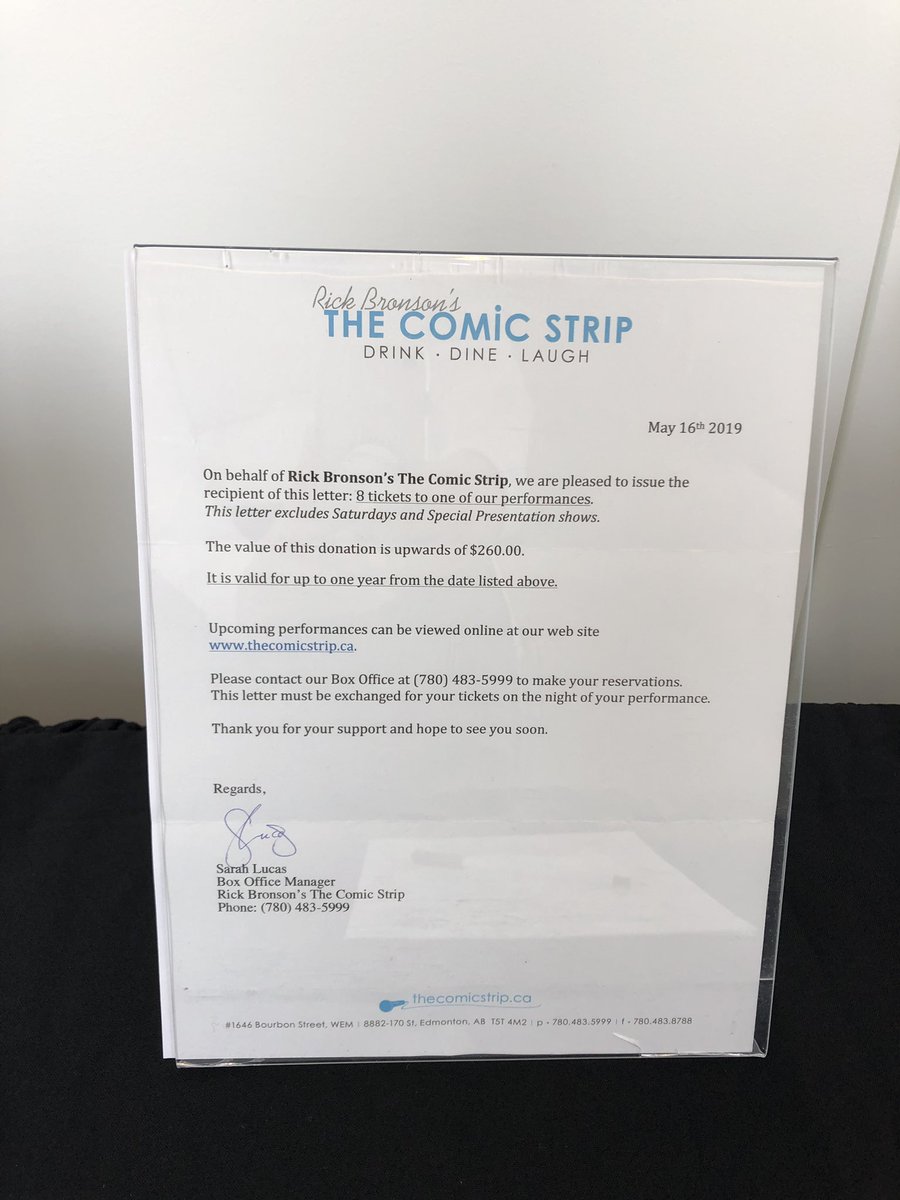 MuseumFriend's tweet photo. Don’t forget to stop by our silent auction table at our #IMD2019 event! We’ve got lots of prices from @citadeltheatre @HolesOnline @edmontonfringe @edmontonopera @CityofEdmonton and more! #MuseumDay #BetterwithFRAMS https://t.co/Vlx9mwFZqr