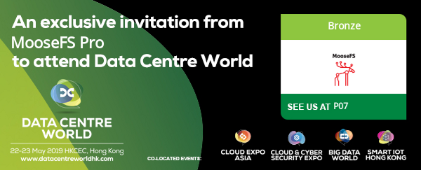 MooseFS Pro welcomes you @ Data Centre World HK 2019! 🎉 - mailchi.mp/9e1094f0557b/m…