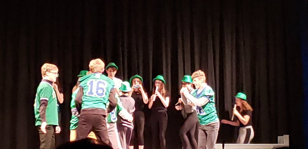 Shout out to our amazing artists <a href="/ResCSS/">Resurrection C.S.S.</a> <a href="/StDavidCeltics/">St David Catholic Secondary School</a> <a href="/St_Marys_Kitch/">Jerome The Eagle</a> three amazing Spring Celebrations happening this evening. We are called to belong through the arts! #WCDSBAwesome  <a href="/WCDSBNewswire/">WCDSB</a>