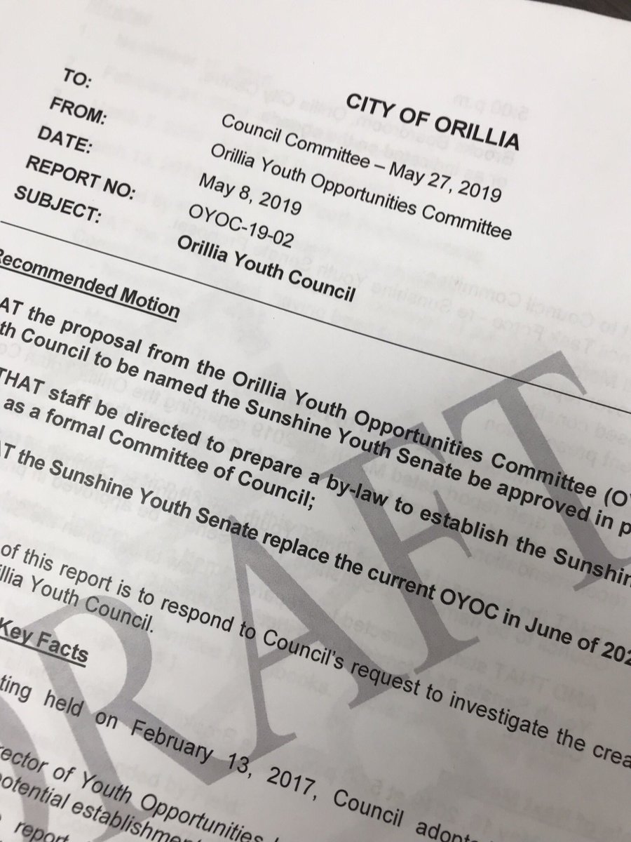 OrilliaYC's tweet photo. Incredibly excited that the OYOC approved this final draft report. Now the Youth Council is moving onto City of Orillia Council for approval. Youth get ready to apply for this inaugural Youth Council! #orillia #youth #orilliayouthcentre #youthsenate #youthcouncil #getinvolved https://t.co/w290xgGMfU