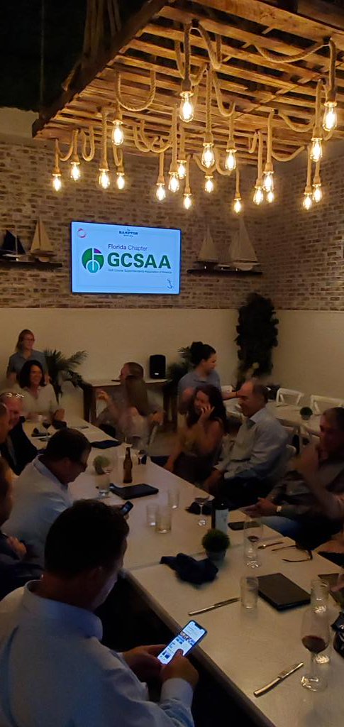 The past presidents dinner, it's an honor to be in the presence of such a distinguished group. Thank you <a href="/FGCSA/">Florida GCSA</a> @GCSAA_Florida <a href="/DarrenJDavisGCS/">Darren J Davis, CGCS</a>
