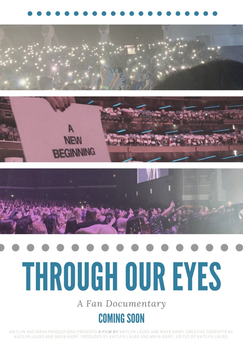 KandMProjects's tweet photo. We wanted to shed a more positive light on the word fan and share what actually goes into being such a passionate and dedicated one. 
And what better way to do that than to show the deeper meaning ‘Through Our Eyes’ ✨

Coming Saturday. 🎥 https://t.co/ddh75ZCZnV