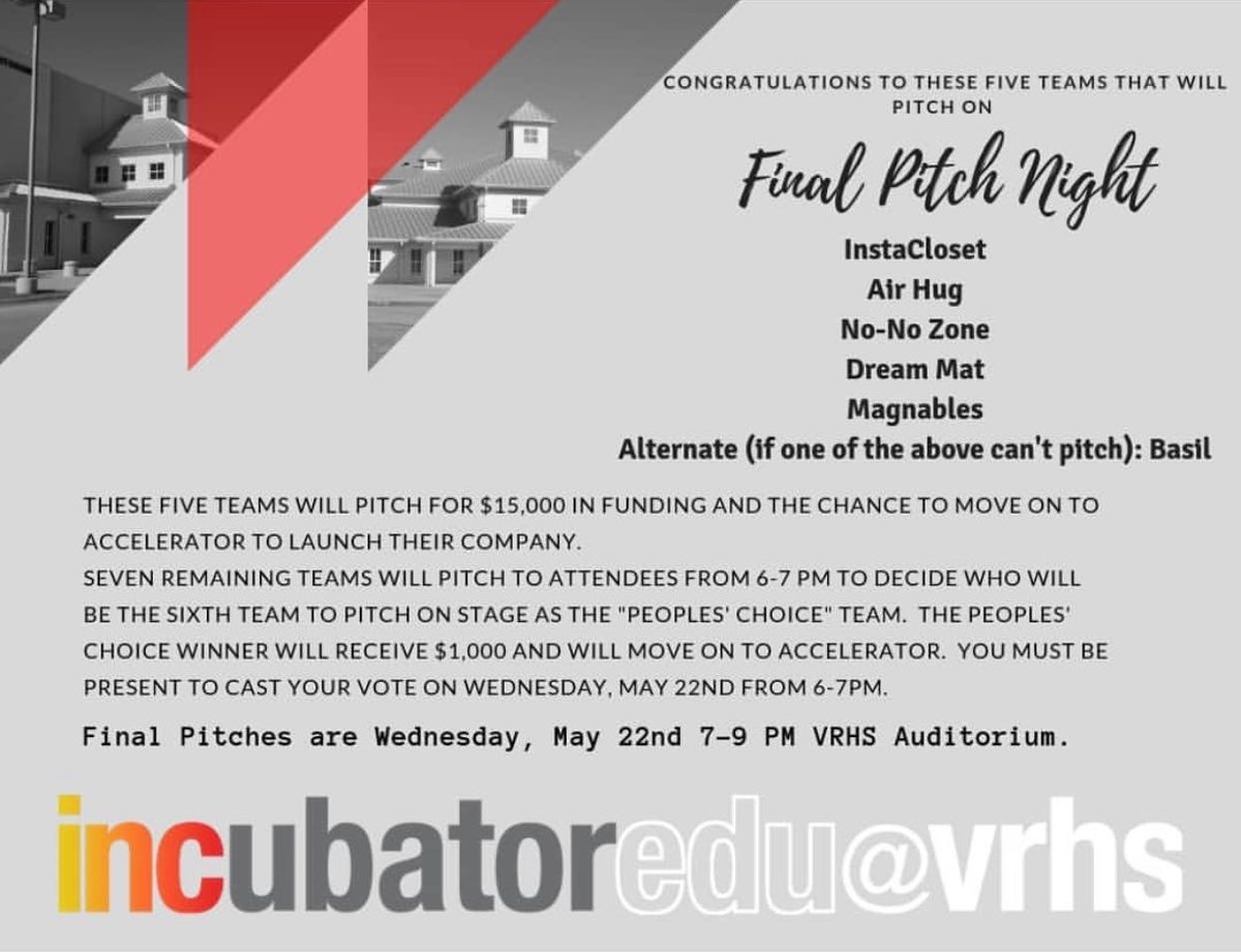 We made it to our final #Pitch pitch where we will try to get $5,000 to continue with our #business 
#startup #Entrepreneur