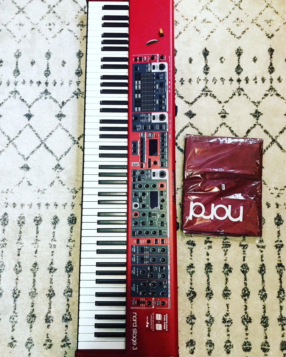 Isn’t she lovely?
.
.
.
.
.
#nord #iseenord @nordkeyboards #music #musician #keyboard #keys #hammeractiom #keyboardist #newyork #newyorkcity #newyorkmusicians #newyorkmusic #nyc #nymusic