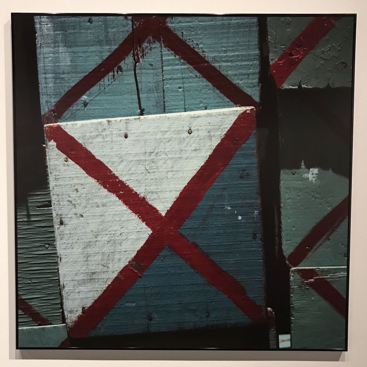 Aaron Siskind love at the Tampa Museum of Art for the teacher preview. Bahia series with ‘Westport 73’ smashed in between #Abstraction #WhartonWildcats #Photography #TampaMuseumOfArt