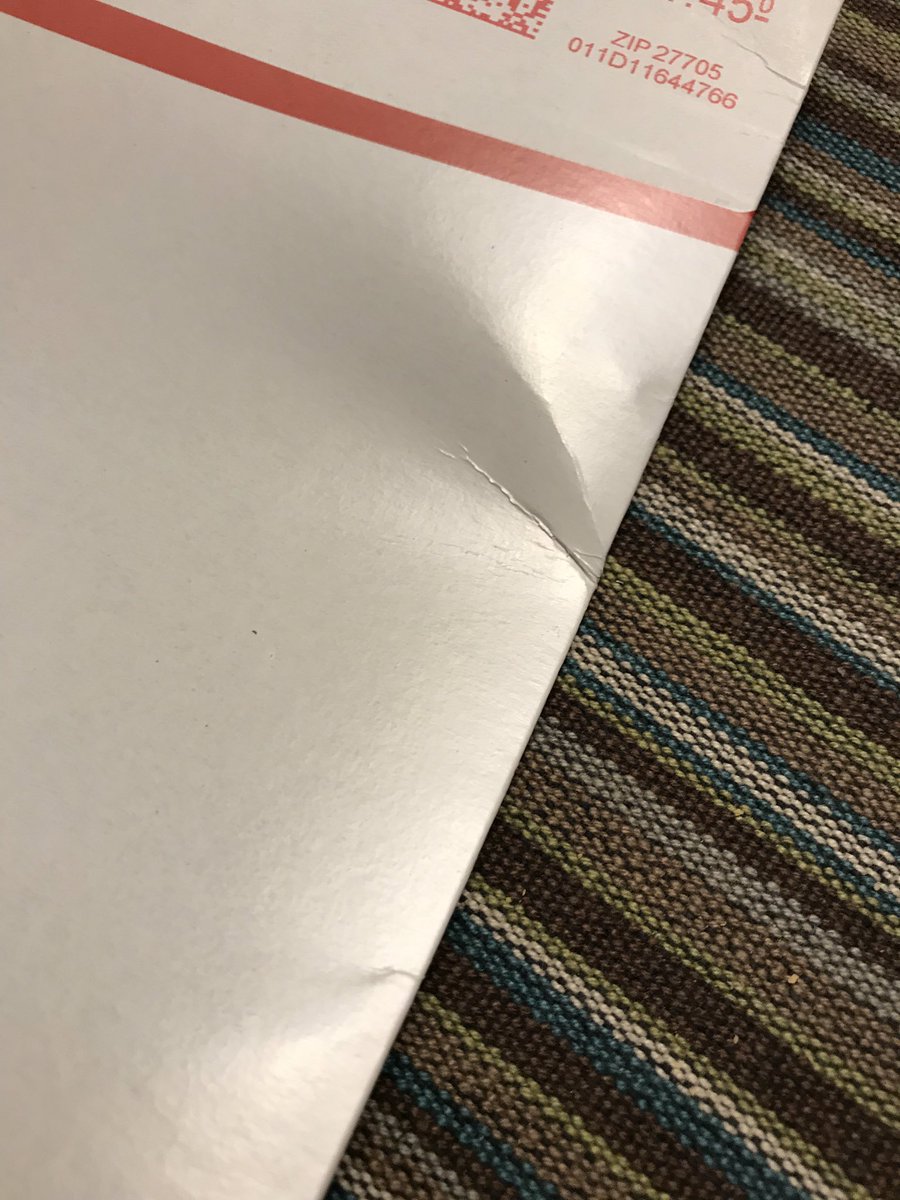 brianrhodes's tweet photo. @USPS @USPSHelp Inside this envelope (that says DO NOT CREASE) are $50 worth of photos. I’ll be visiting our local post office tomorrow to open the envelope in front of the post master. If the photos are creased, I’ll be expecting you to pay for what you damaged. https://t.co/Hoi80iSHJq