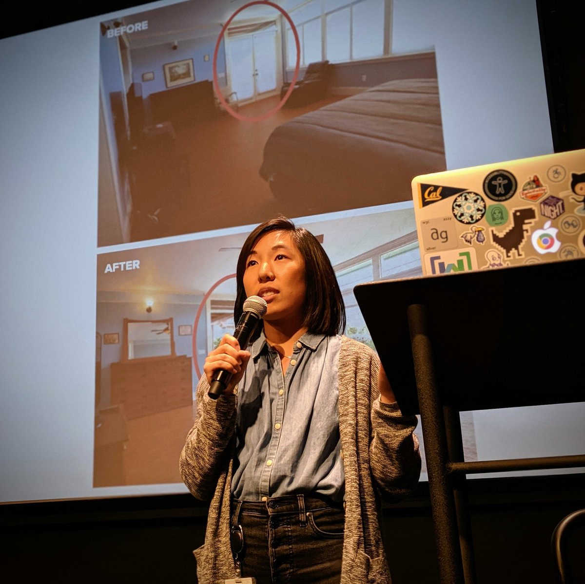 Happy #GAAD! At Airbnb HQ we celebrated w/ Will Butler, VP of Community at <a href="/BeMyEyes/">Be My Eyes</a> app, learned from his travel experiences &amp; the blind &amp; low vision community, and heard from our researchers doing studies w/ travelers with disabilities. 💗 #a11y #inclusivedesign