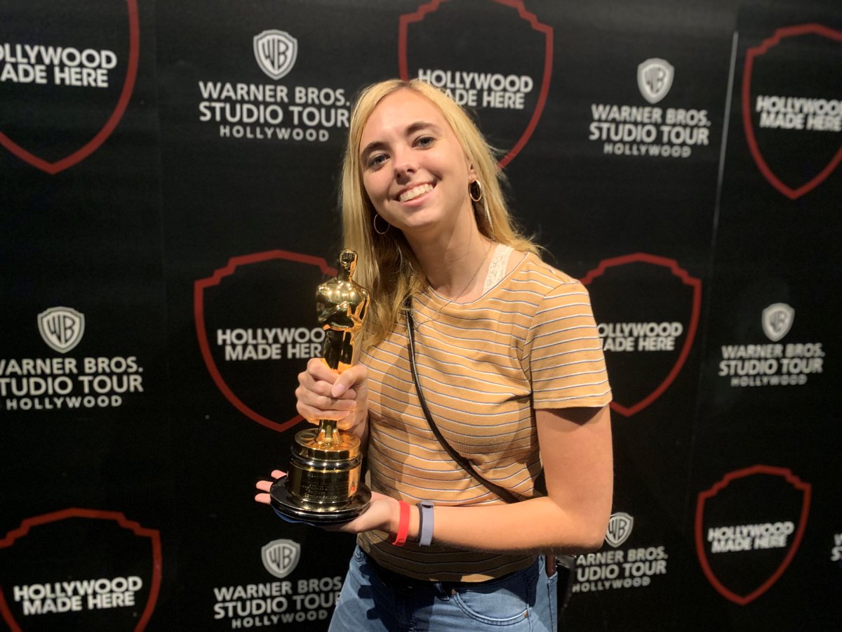 comm_au's tweet photo. Students in COM 492 Hollywood on Location: Studio History and Today's Digital Media Careers are having a great time visiting film studios in Los Angeles this week. #TrueToAU #AndersonUnivSC https://t.co/AysXX0TyRP