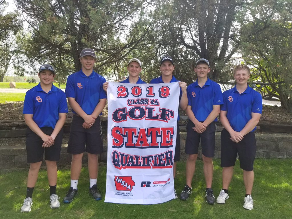 SiouxCenterHS's tweet photo. Congrats to the Warrior golf team on qualifying for state as a team! First place! https://t.co/ve4ZRXfLD9