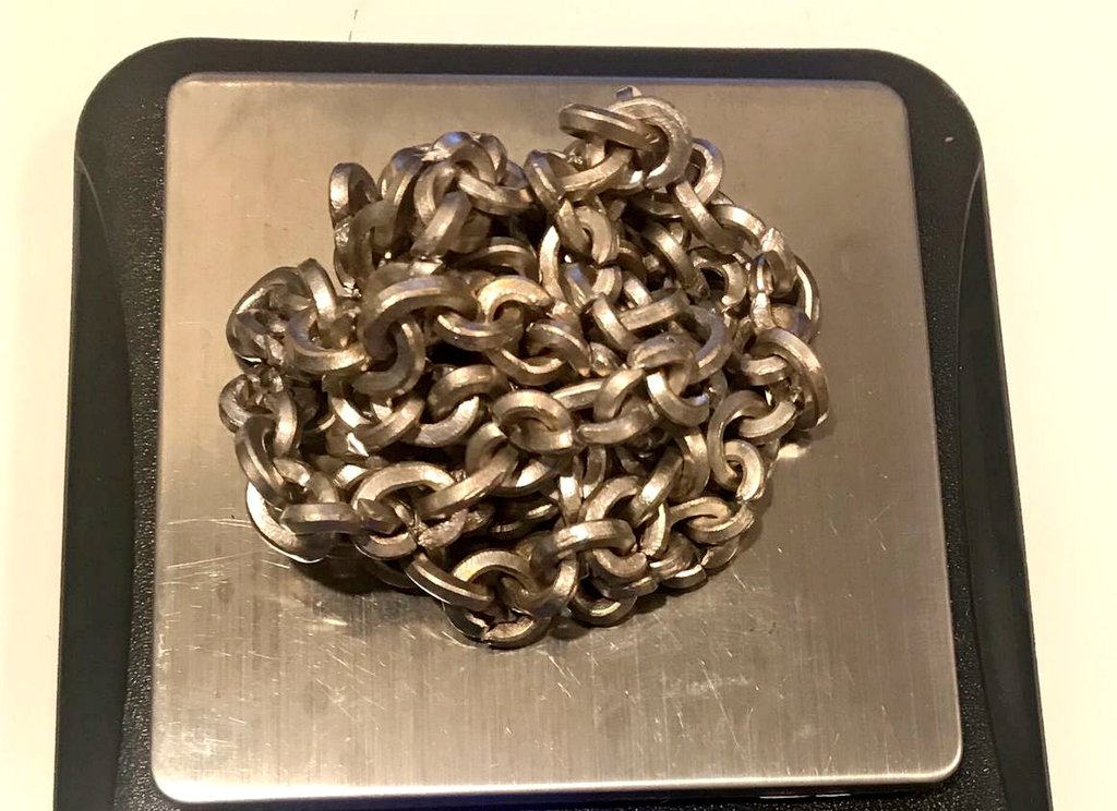 On 14.05.19,  one lady pax on AI 978 was found carrying a silver coated crude chain. Chain weighing 425.4 gm (value Rs 14.2 lakhs) has been been seized