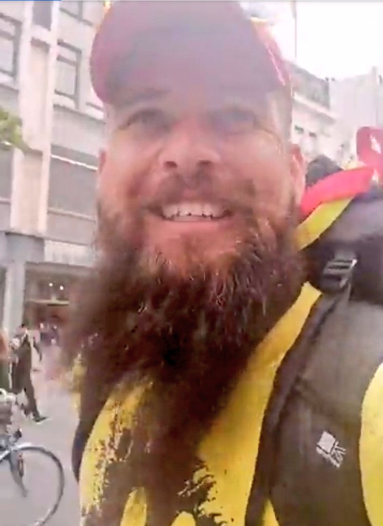 He's made it to Antwerp!! 🎉 

After a tough 300 miles 🇬🇧🏃🇧🇪 @TheEarlofDapper has reached @FMCCAbelgium just in time for the world #beard and #moustache championships and has raised over 
£5, 500 for <a href="/UHCWCharity/">UHCW Charity</a> 👏👏👏

tinyurl.com/y2golm8k

#RoadtoAntwerp #WBMC19 #Beardlife