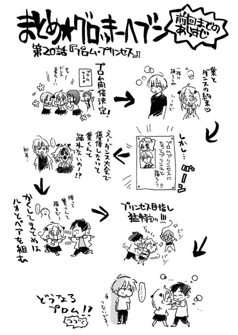 【最新話】ダンスの特訓に励むまとめ。ペアを組むルカとの仲も深まって…!?そして迎えるプロム当日。君は誰と踊るのか!まとめ★グロッキーヘブン第20話『プロム・プリンセス』本日更新♪https://t.co/ahJ5Rm5tu9 
