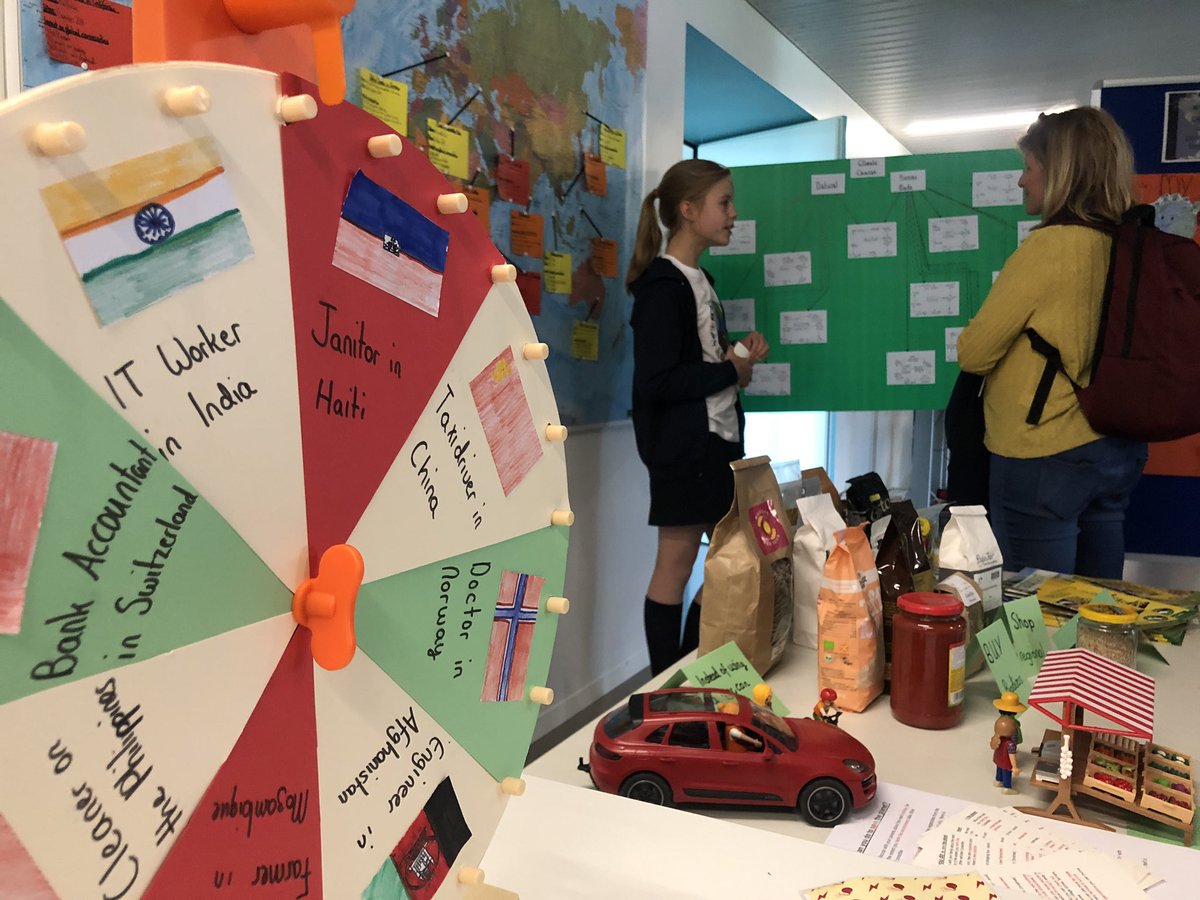 GWASinnovation's tweet photo. Scenes from the #PYPExhibition last night at @GWASwitzerland. Great support from parents and teachers! Now they are ready for the students today! https://t.co/fhPjqCSzFd