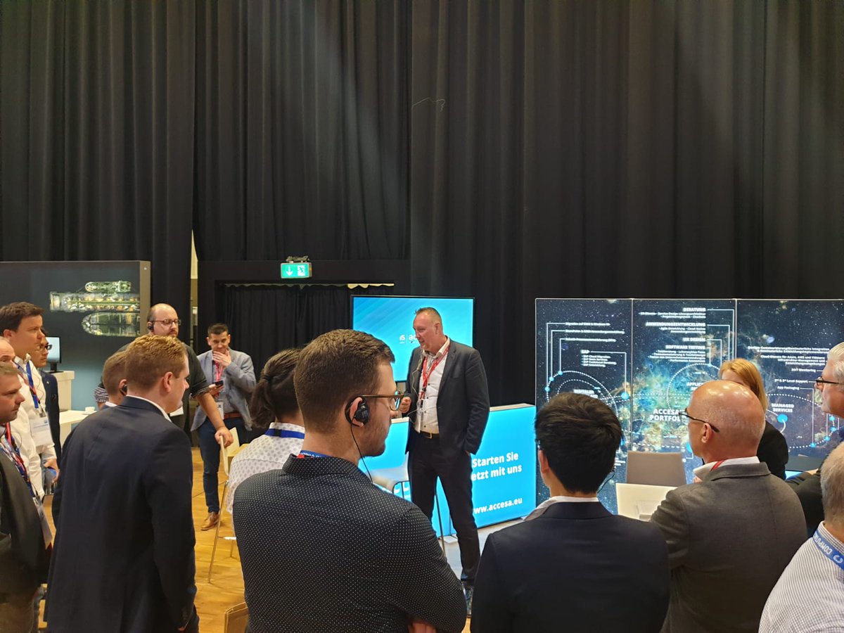 accesa_eu's tweet photo. If you're in #Berlin today attending #xUT2019, come by our booth and say hi, we'd love to meet you! https://t.co/YDbiOendQm