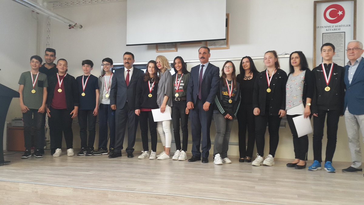 Ercan Akin Fen Lisesinin yapmis oldugu Matematik ve Fen Bilimleri Olimpiyatlari yarismasinda merkezimiz birinci olmustur. Emegi gecenlere tesekkur ederiz