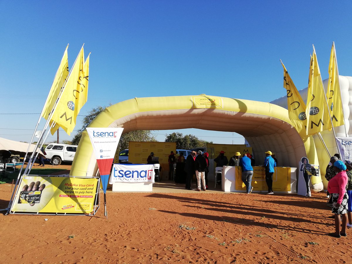 MascomWireless's tweet photo. Good morning from Sefhare. The big day is finally here and at this year's World Telecommunications & Society Day, #WTISD we recognise how Mascom is Bridging the Standardization gap as well developing our communities. #WTISD2019 #Sefhare #Tswapong #Number1BecauseOfYou https://t.co/eYKPYvyWyY
