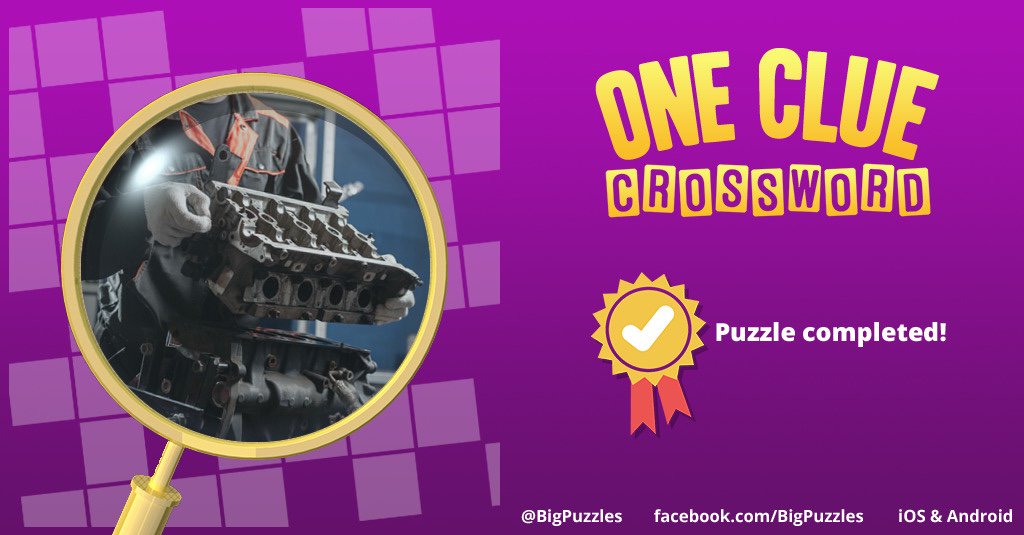 hellens39's tweet image. I completed a puzzle in One Clue Crossword. Play now for free!
onecluecrossword.com #OneClueCrossword