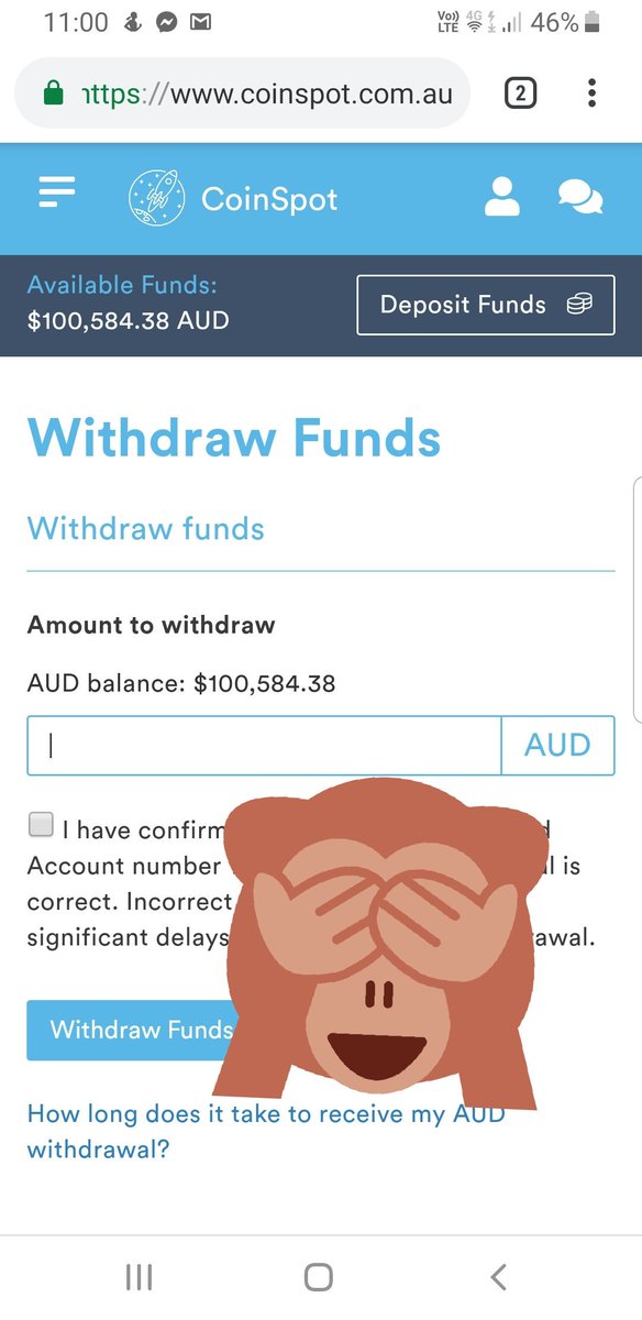 Harry02478099's tweet photo. @coinspot do you care to explain what was wrong with the trade I performed which saw me make a decent gain on #xrp? That trade was quickly reversed by your team. It was a legitimate trade unless you can provide evidence to the contrary. #XRPcommunity @XRPTrump any help 😂 https://t.co/iZvPhNTl3R