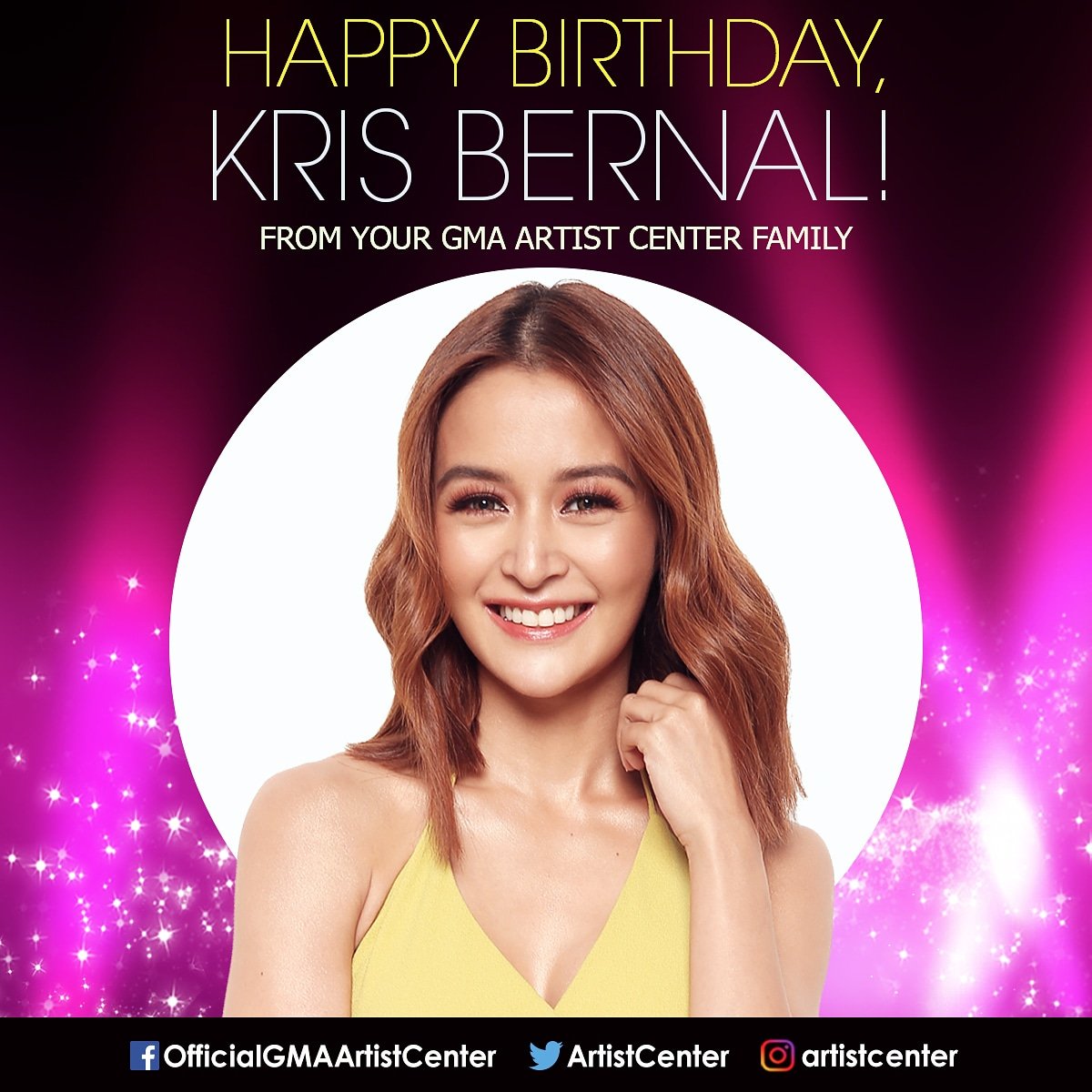 Happy Birthday, Kris Bernal (  