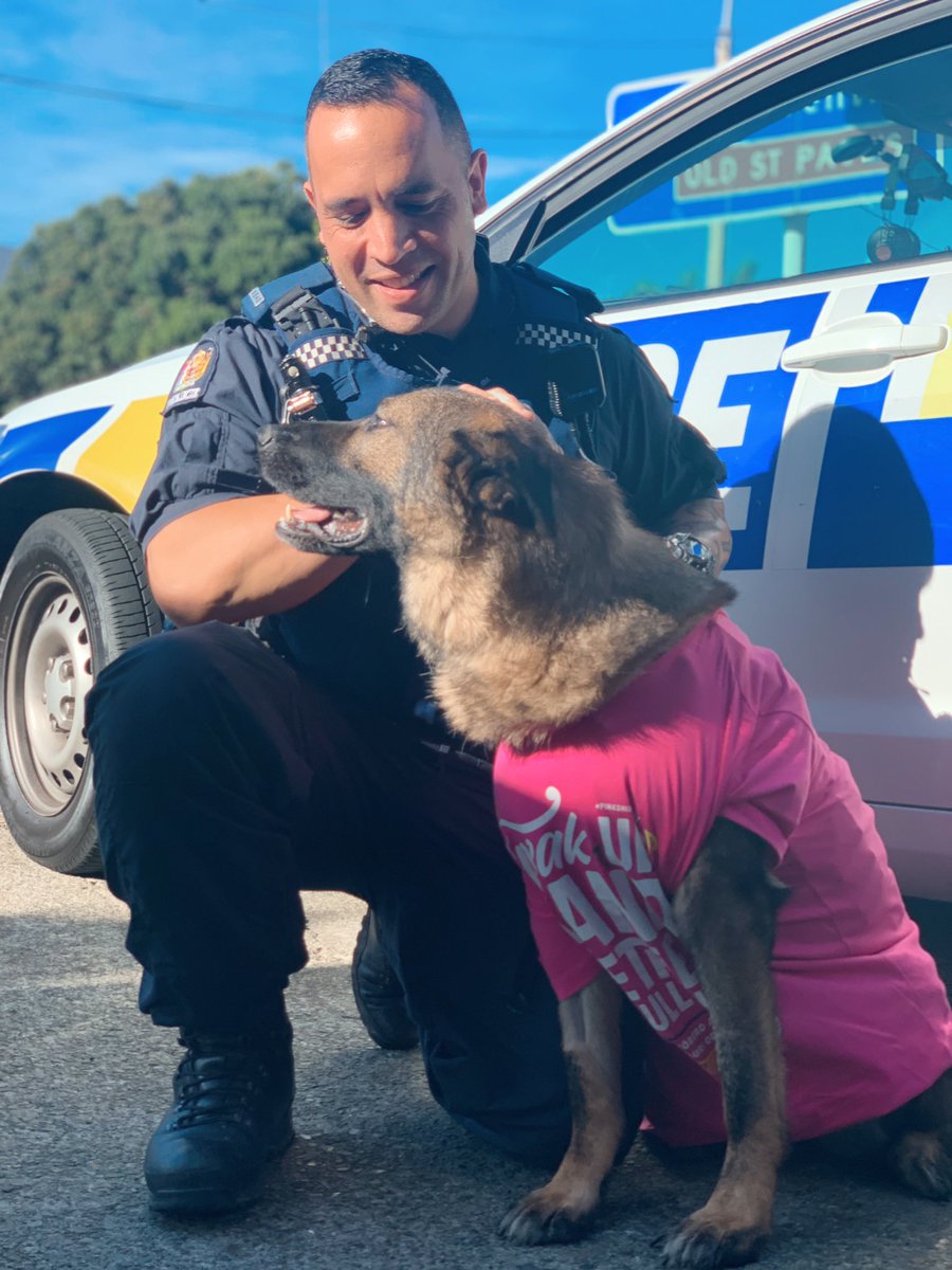 nzpolice's tweet image. It’s really important to remind people that it’s okay to be different from others and it’s not okay to bully people just because they are not the same as you 💕🐾

#PinkShirtDayNZ
