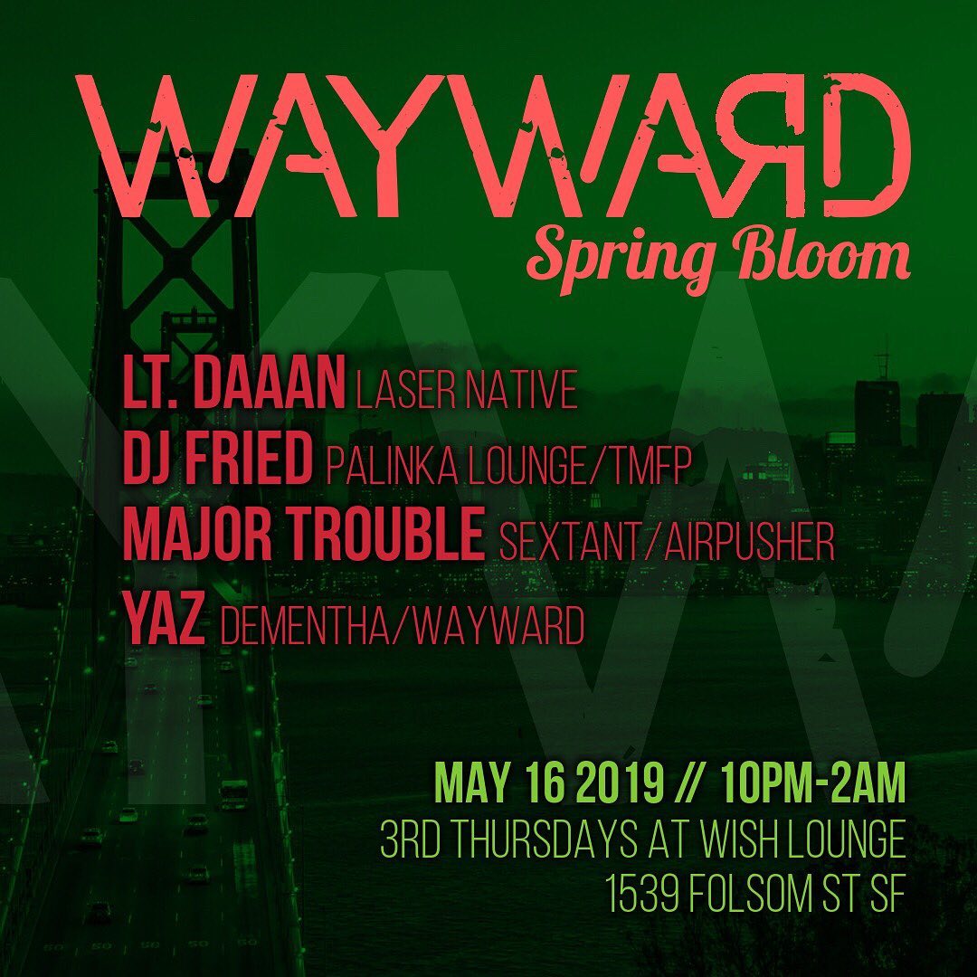 WISHsf's tweet photo. Need something deep? Right this way... ✨ 
10p-2a | Local talent all night long | info@wishsf.com for tables https://t.co/krib2Saorq