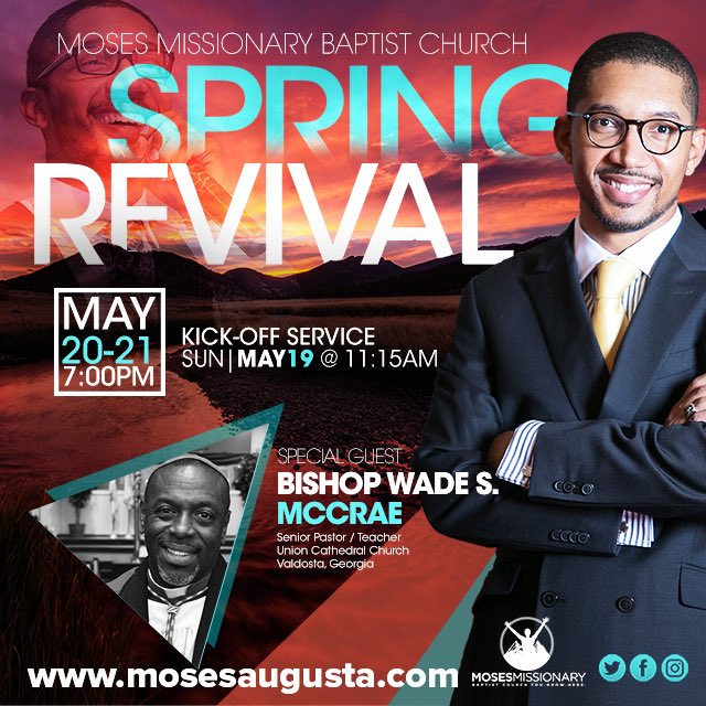 MMBCAugusta's tweet photo. Spring Revival❗️ https://t.co/tdjSuryAzM