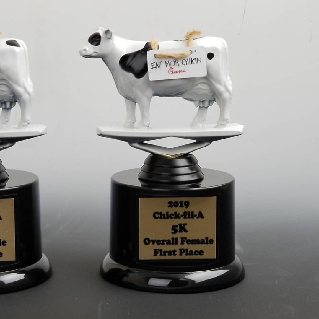 Cow Trophies Anyone? Learn more: chickfila5k.org
