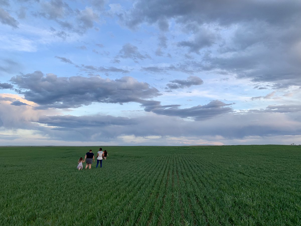 We tracked down our MVE Nearspace balloon in this field just north of Kiowa. What a beautiful evening! Thank you so much to our amazing MVE community for your support! Will share some amazing photos from 92,000(!) feet above the Earth in the coming days! #CCSDSTEM