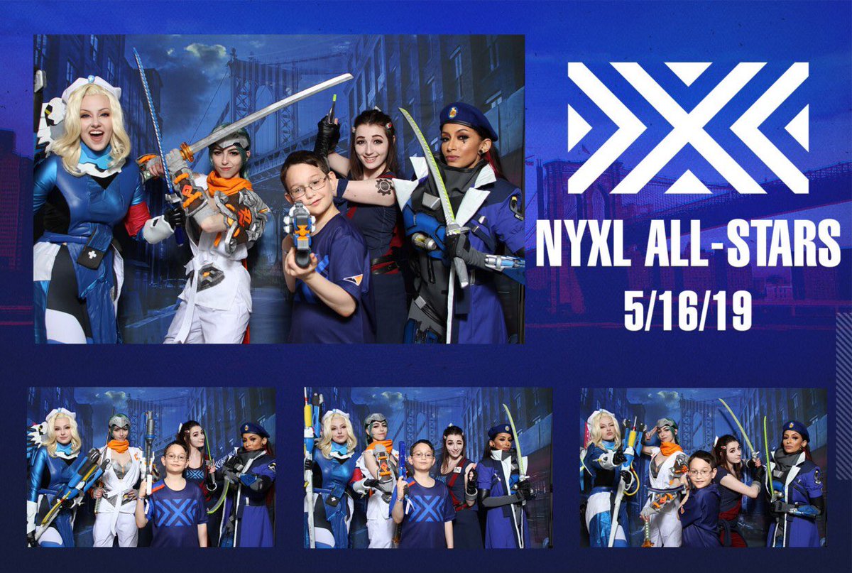 Arorea's tweet photo. Having an amazing time as Brigitte at the @NYXL all-stars watch party :D #EverUpward #overwatch #OverwatchAllstars #OWL2019 https://t.co/dHYHOkYyNq