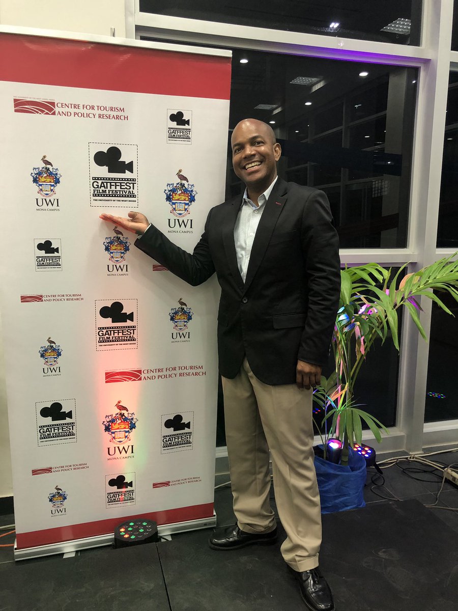 bothsides106's tweet photo. Thursday, May 16, 2019: Emceed the Launch of #GATFFEST #FilmFestival #CTPR #UWI #AugustTown https://t.co/OEbbW98mIx