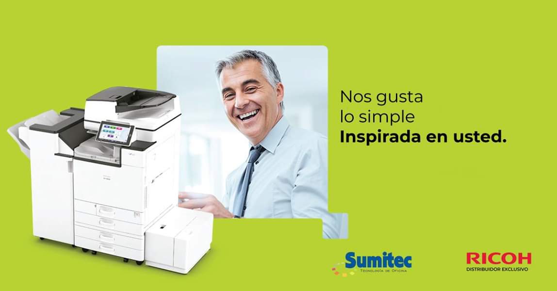 Sumitechn's tweet photo. La nueva Ricoh IM Series se adapta a lo que sus colaboradores necesitan y lo hace más fácil, a través de su interfaz intuitiva, compatibilidad con la nube y optimización de recursos. ¡Mejore su empresa con nosotros! 
#Sumitec #RicohIMSeries https://t.co/0JBOwmsqC3