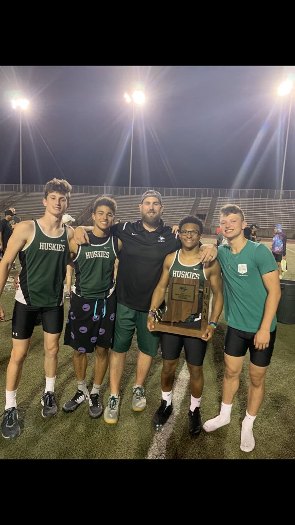 Congrats to our Boys Track team on a hard earned sectional championship! Basketball is well represented on the track team, Coach too!