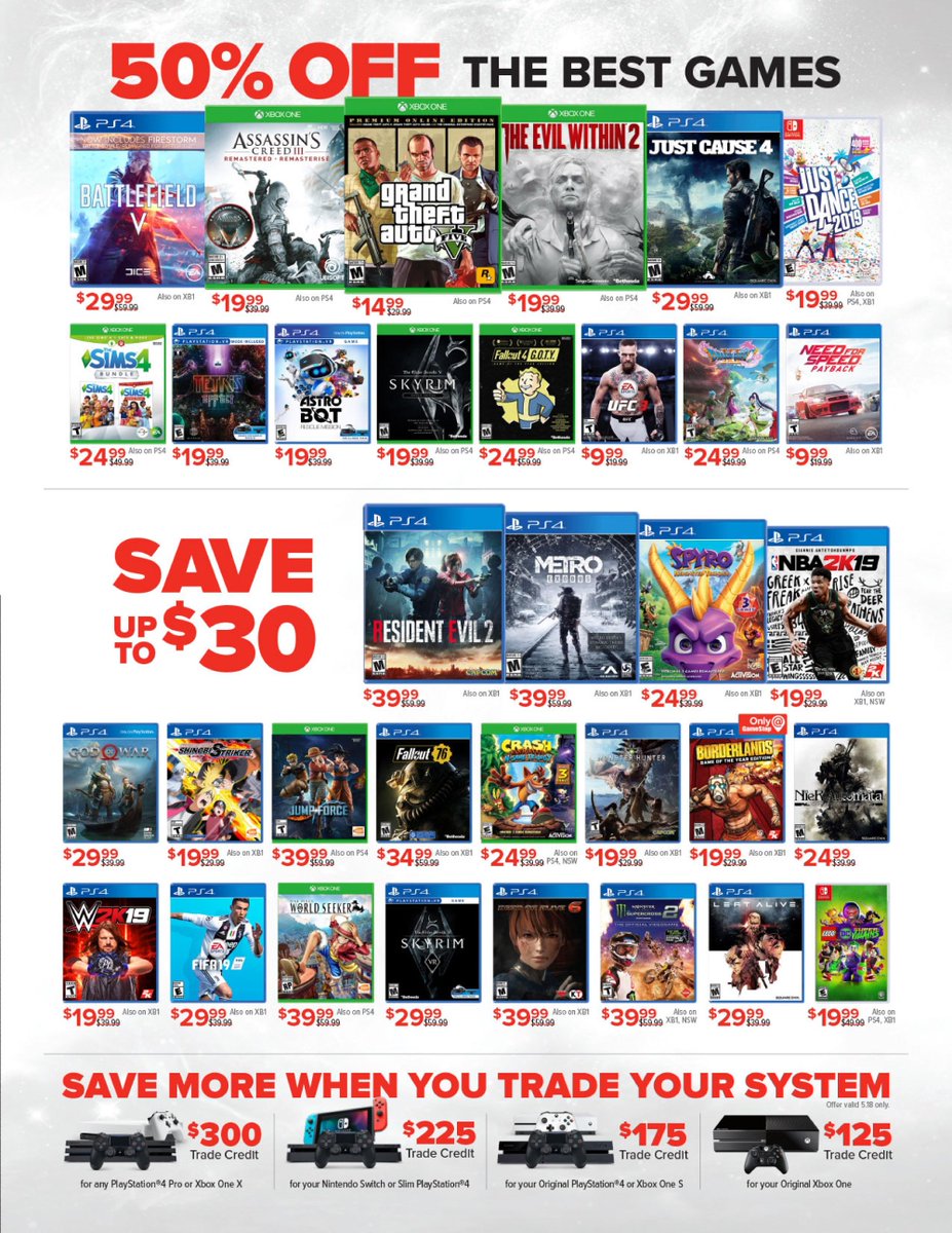 Wario64 on Twitter "GameStop Pro Day deals sneak peek (May 18th, more