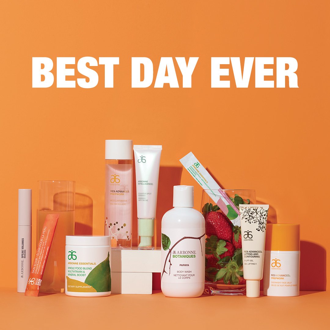 arbonne's tweet image. BEST. DAY. EVER. We just dropped a ton of new, innovative products you'll definitely want to get your hands on, from a drinkable hyauluronic acid for inside-out glow, to a silky retinol essence for your dreamiest skin. bit.ly/30pxGvs #Arbonne #GTC2019
