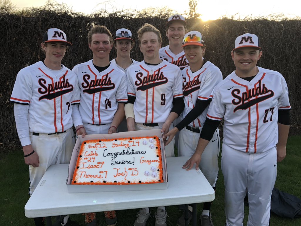SpudBaseball's tweet photo. Thank you Seniors for all your dedication to the Moorhead Spud Baseball program! https://t.co/c6HgIyepRB
