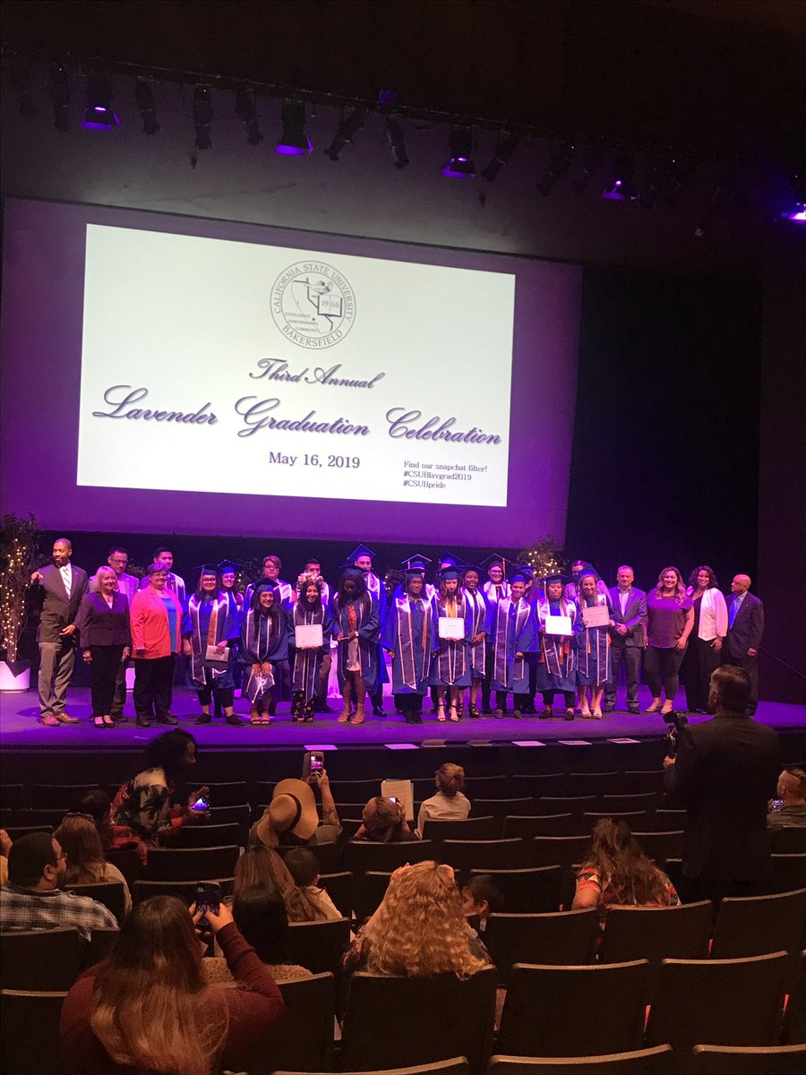 KristinaLaGue2's tweet photo. It’s that time of year! Congrats to our @CSUBakersfield graduates! Thanks to @drevanssantiago for your coordination of such a beautiful celebration! I’m proud of our university that celebrates diversity! #csublavgrad2019 #CSUBpride 💜 https://t.co/8F482opI6h