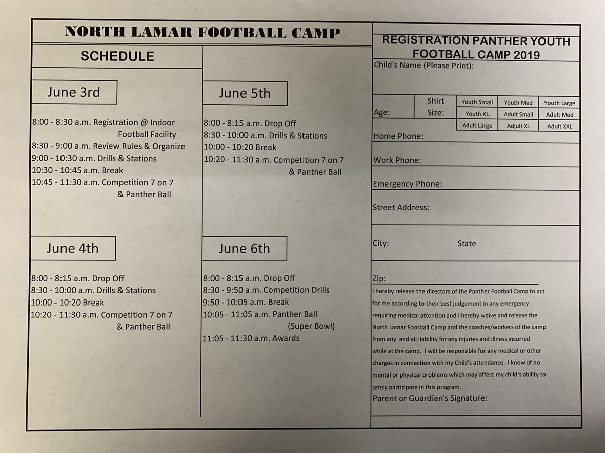 NL PANTHER FOOTBALL tweet media