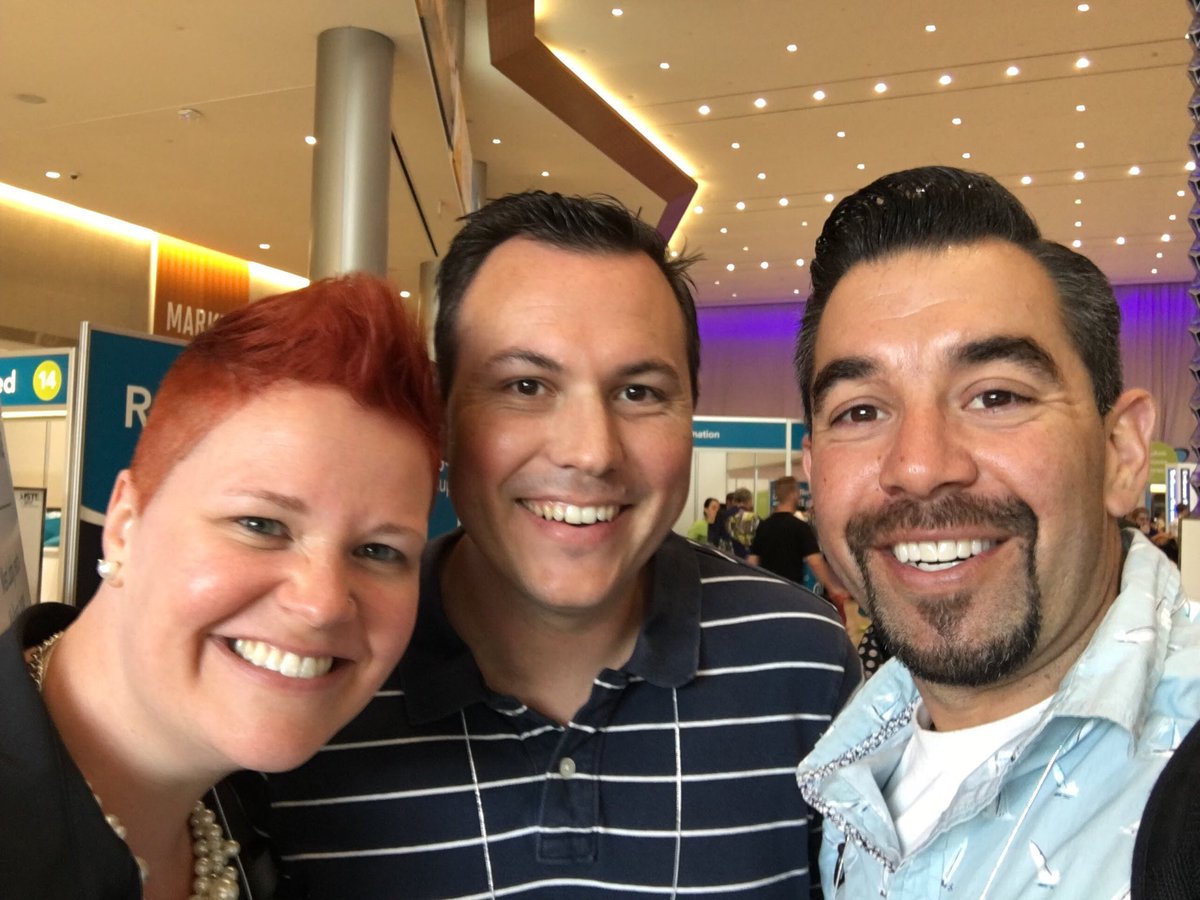 What a blast from the past. I got such a thrill looking back at the ah-May-zing people I was able to meet at #ISTE17. #ISTEthrowback @billselak #iste19 #justwinbaby