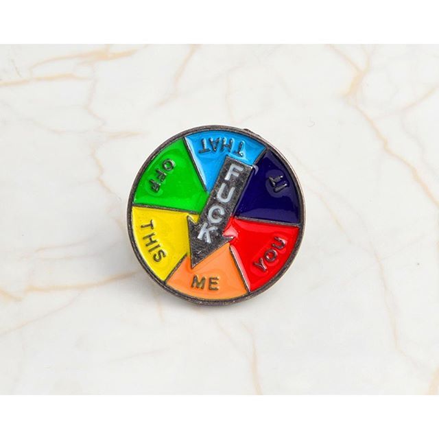 Fuck Wheel Enamel Pin
🌙FREE World Wide Shipping🌙
 Get it here 👉 bit.ly/2Rl9HfT 
#goth|#gothic|#witch|#witches|#witchy|#witchfashion|#gothfashion|#halloween