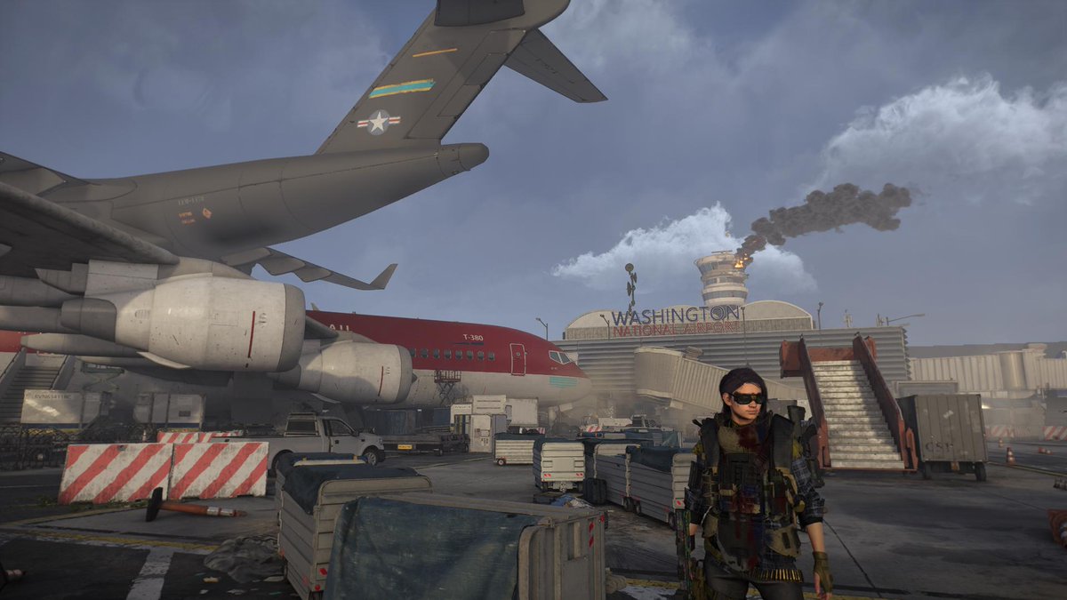 Jesttara's tweet photo. Washington National Airport! Division raid is open! #TheDivision2Photos #TheDivision2 #Ubisoft #Division2Raid #PCGaming #PCgames https://t.co/HyUdY2ljJ4